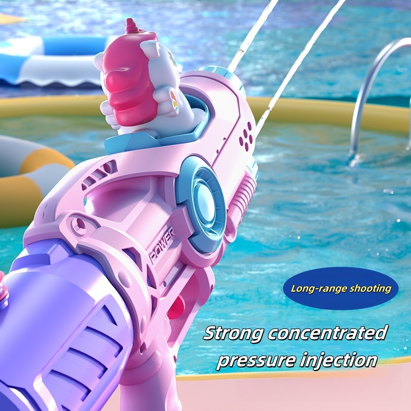 AliExpress New Kids' Summer Double Water Blaster - Perfect for Outdoor Beach and Pool Water Battles, view 5