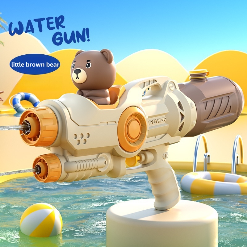 AliExpress New Kids' Summer Double Water Blaster - Perfect for Outdoor Beach and Pool Water Battles, view 6