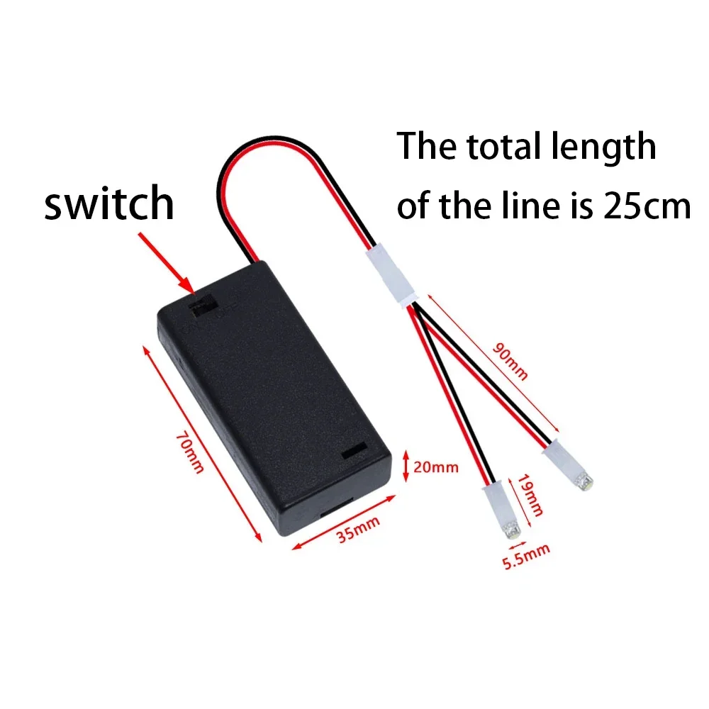 AliExpress New LED Lamp Beads Small Night Light No. 5 Battery Small Bulb DIY Creative Model Light, view 4