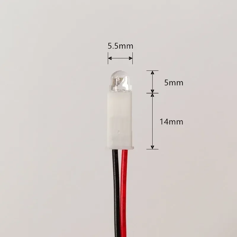 AliExpress New LED Lamp Beads Small Night Light No. 5 Battery Small Bulb DIY Creative Model Light, view 5