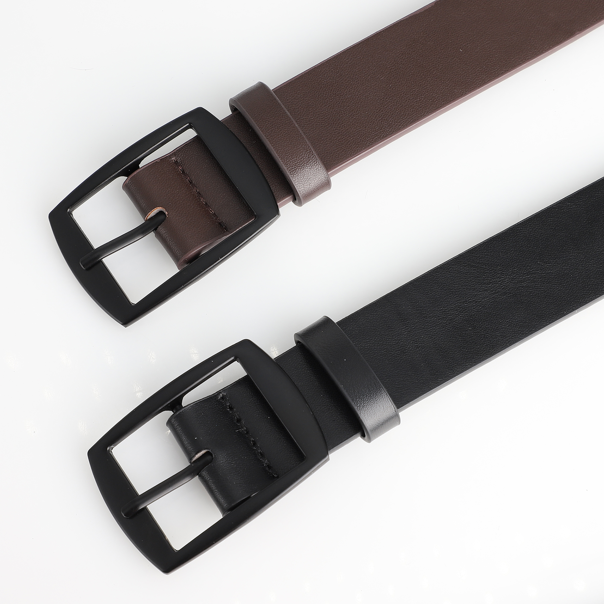 AliExpress Men's PU Leather Belt with Metal Pin Buckle, view 3