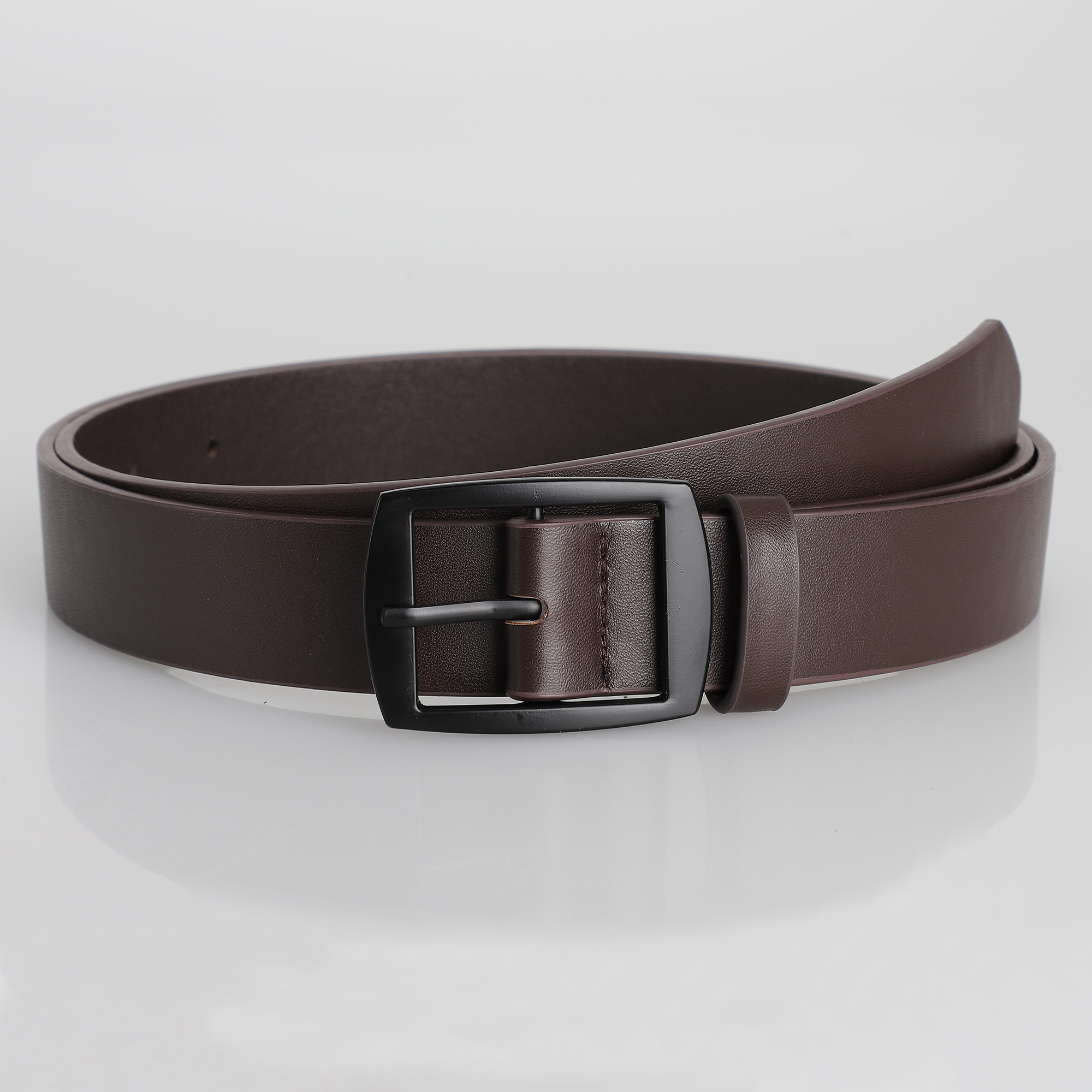 AliExpress Men's PU Leather Belt with Metal Pin Buckle, view 6