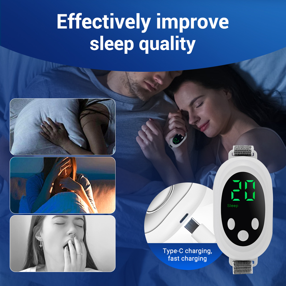 AliExpress New Microcurrent Sleep Aid Device EMS Sleep Aid Machine Sleep Instrument for Insomnia Stress Anxiety Relief Palm Pulse Massager, view 2