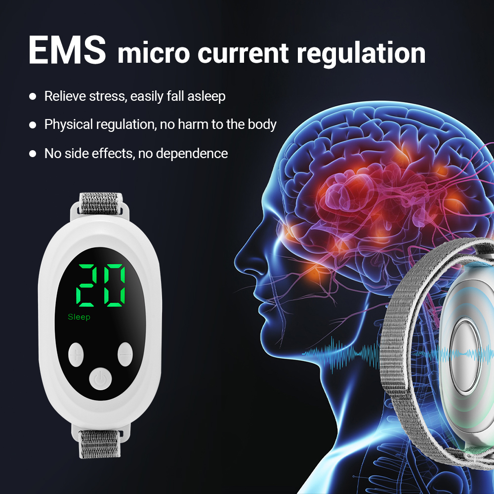 AliExpress New Microcurrent Sleep Aid Device EMS Sleep Aid Machine Sleep Instrument for Insomnia Stress Anxiety Relief Palm Pulse Massager, view 3