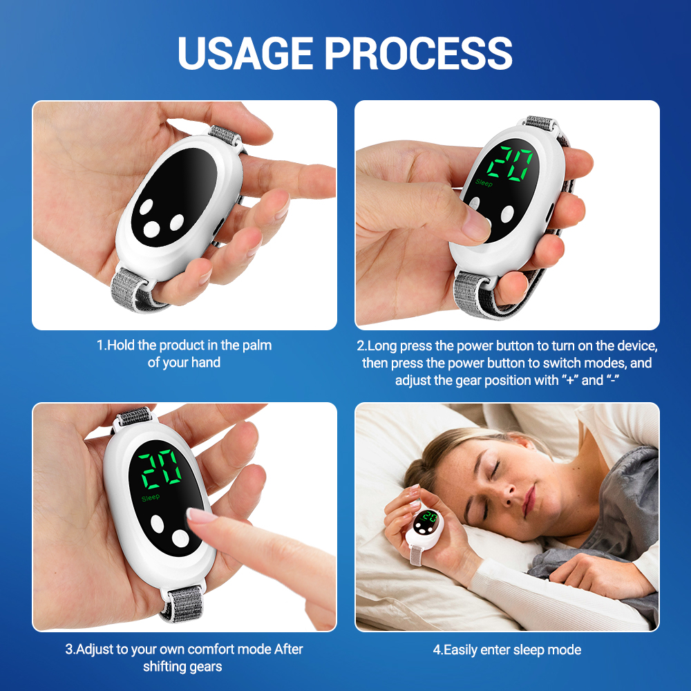 AliExpress New Microcurrent Sleep Aid Device EMS Sleep Aid Machine Sleep Instrument for Insomnia Stress Anxiety Relief Palm Pulse Massager, view 4
