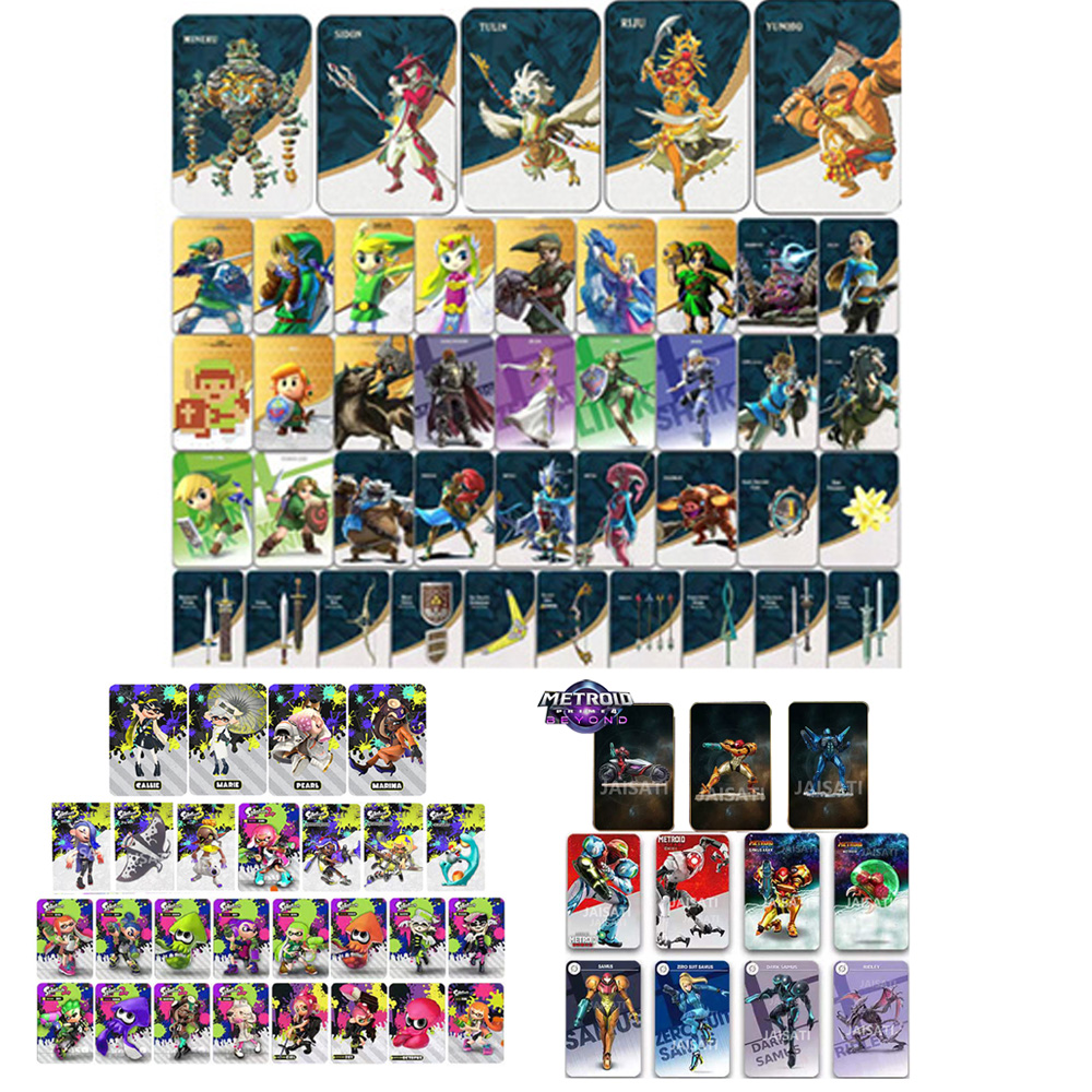 AliExpress NEW MINERU TULIN YUNOBO SIDON RIJU Link Princess Tears of the Kingdom nfc cards for switch