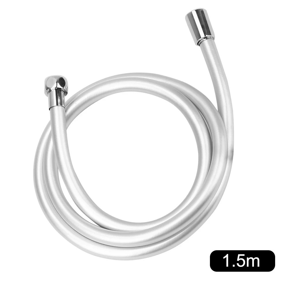 AliExpress new PVC Handheld Shower Head Hose Universal Flexible Anti Winding Explosion-proof Water Tube Bathroom Faucet Hose Extension Pipe, view 5