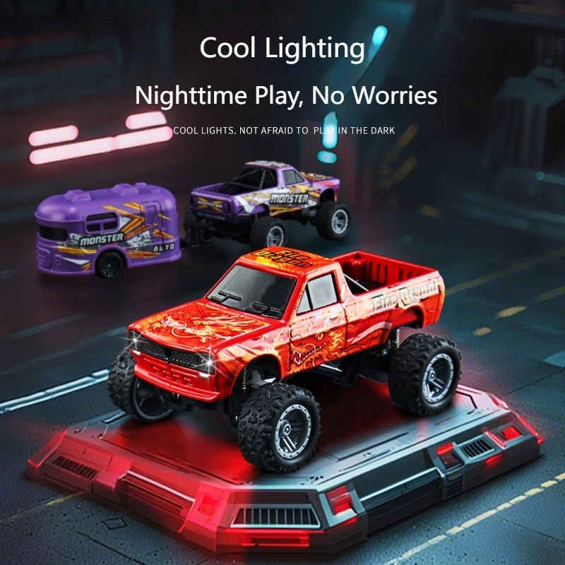 AliExpress New RC Car MINI Alloy 1/64 Remote Control Car Convenient to Carry 60 Minutes of Work Time Children's Gifts Electronic Toys, view 3