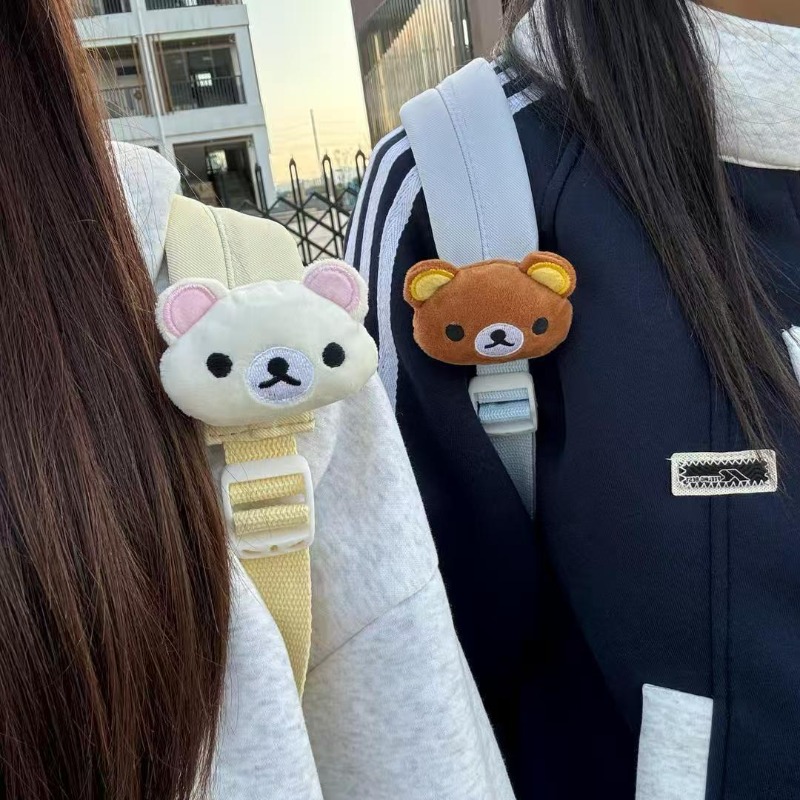 AliExpress New Rilakkuma Doll Pendant Creative High-value Cartoon Q Version Doll Shape Male and Female Student Schoolbag Decorative Gift, view 6