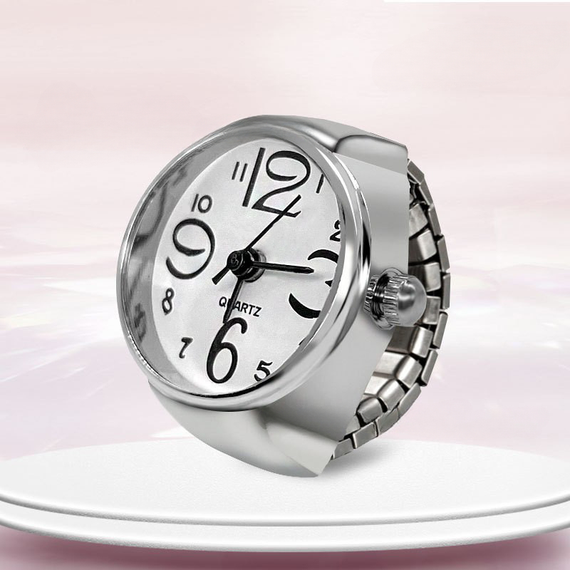 AliExpress Novelty Finger Ring Watch with Alloy Case, view 2