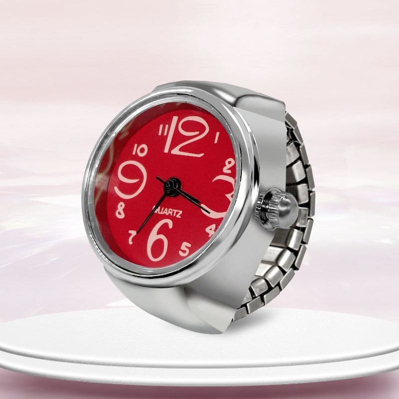 AliExpress Novelty Finger Ring Watch with Alloy Case, view 4