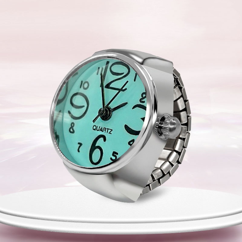 AliExpress Novelty Finger Ring Watch with Alloy Case, view 5
