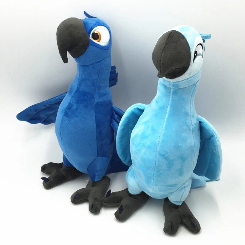 AliExpress New Rio 2 Movie Cartoon Plush Toys 30cm Blue Parrot Blu & Jewel Bird Dolls Christmas Gifts For Kids Plush Toy