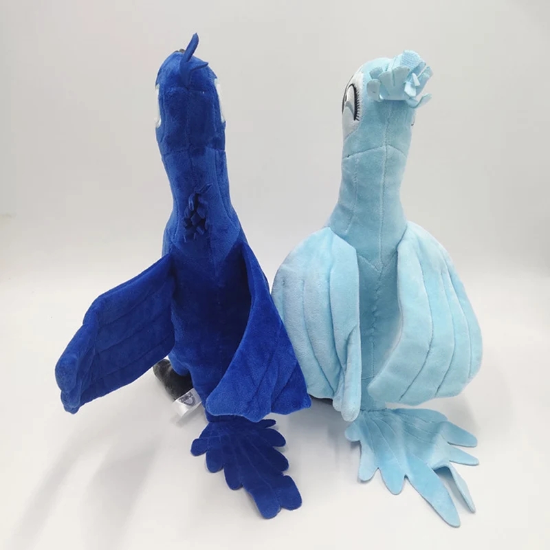 AliExpress New Rio 2 Movie Cartoon Plush Toys 30cm Blue Parrot Blu & Jewel Bird Dolls Christmas Gifts For Kids Plush Toy, view 3