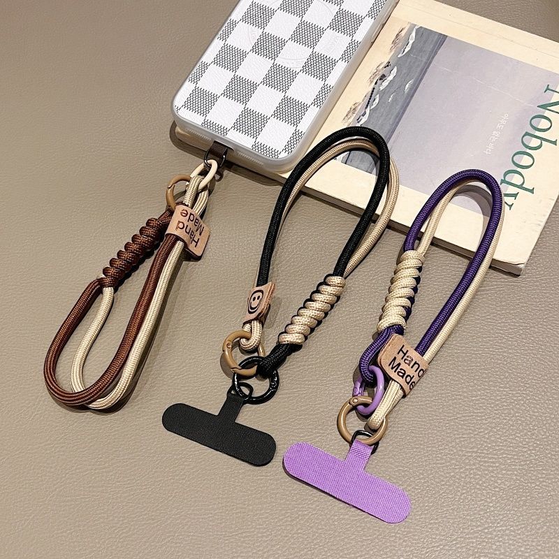 AliExpress Short Phone Wrist Lanyard with Contrast Weave