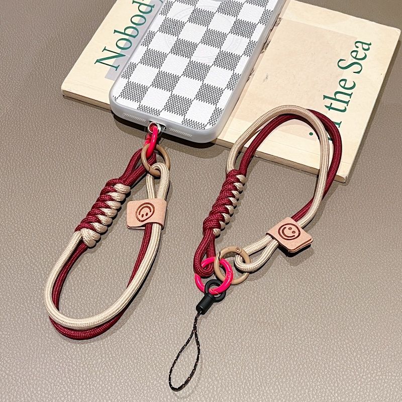 AliExpress Short Phone Wrist Lanyard with Contrast Weave, view 3