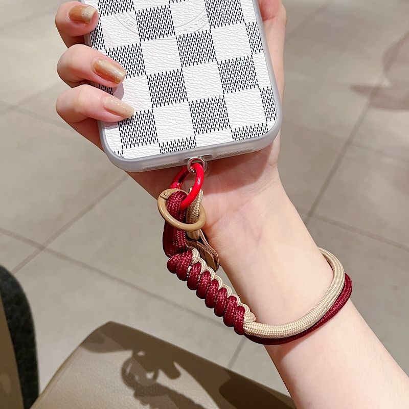 AliExpress Short Phone Wrist Lanyard with Contrast Weave, view 4
