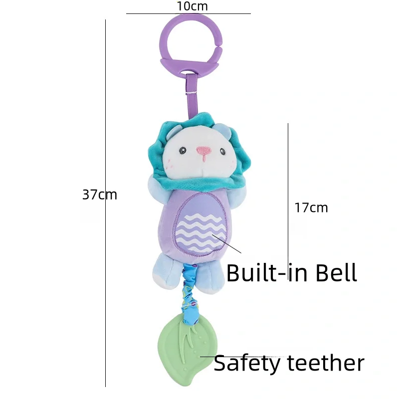 AliExpress New Soft Stuffed Animal Rattle Hand Grip Baby Toys Shaker Crinkle Squeaky Sensory Travel Accessories for Toddler Toy Gifts, view 6