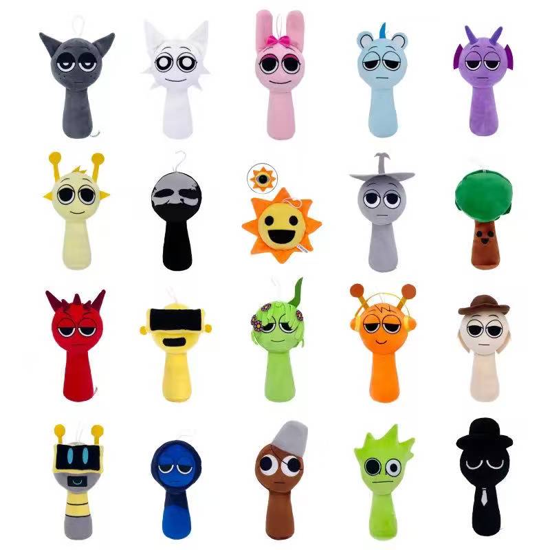 AliExpress New Sprunki Plush Horror Game Toys Cartoon Cute Soft Stuffed Pillow For Kid Birthday Gift Stuffed Children Dolls