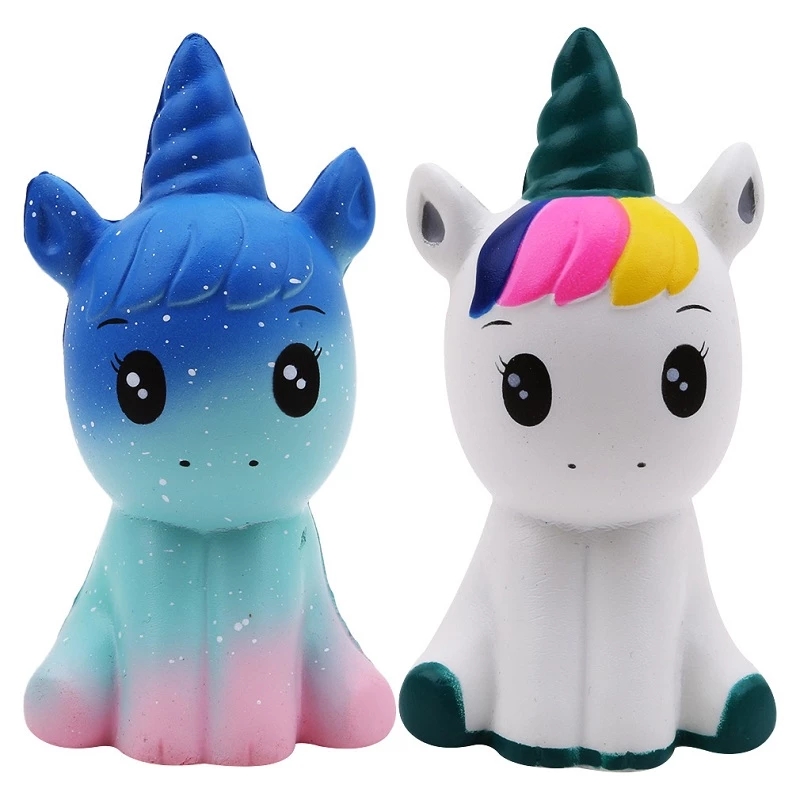 AliExpress New Squishy Cute Unicorn Simulation Animal Doll PU Bread Slow Rising Scented Soft Squeeze Toy Stress Relief for Kid Xmas Gift