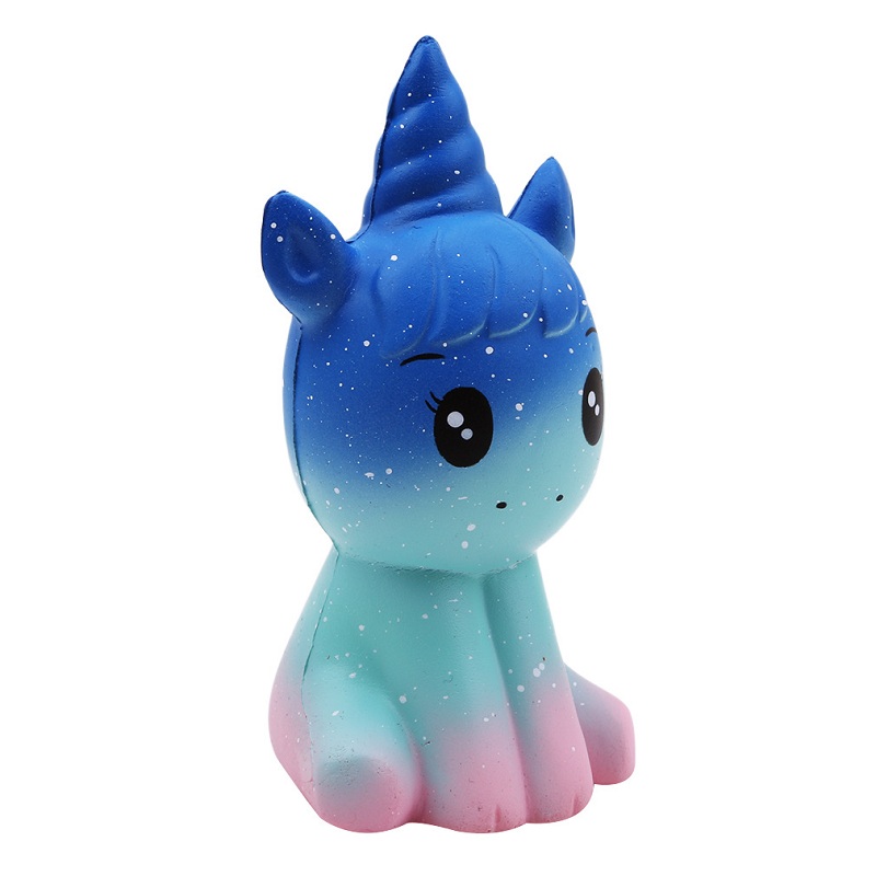 AliExpress New Squishy Cute Unicorn Simulation Animal Doll PU Bread Slow Rising Scented Soft Squeeze Toy Stress Relief for Kid Xmas Gift, view 5
