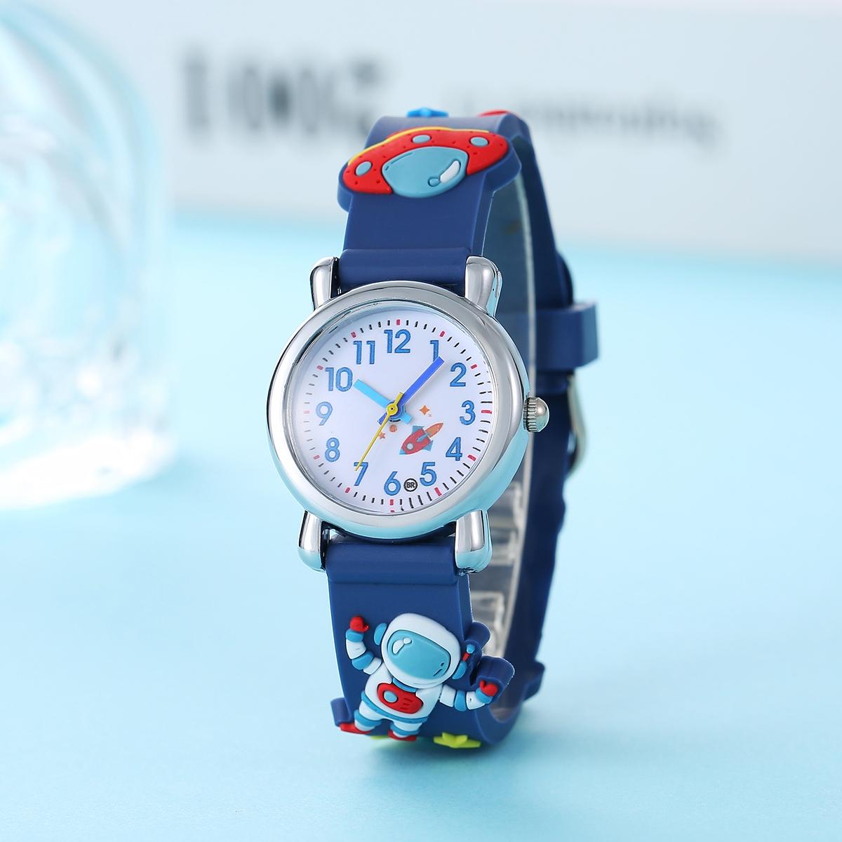 AliExpress Kids Cartoon Astronaut UFO Quartz Watch