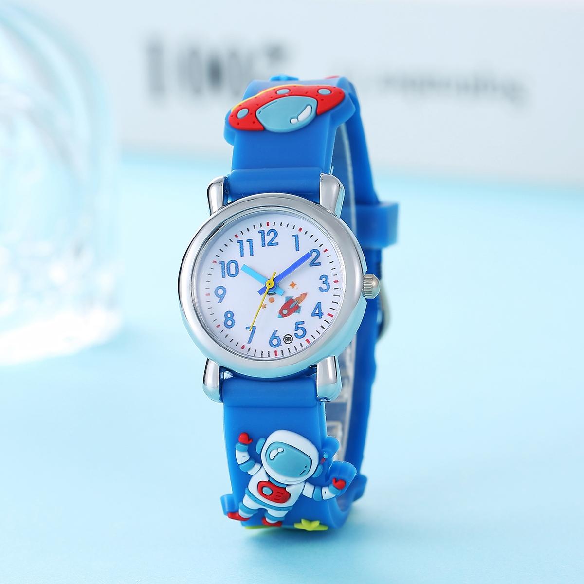 AliExpress Kids Cartoon Astronaut UFO Quartz Watch, view 4