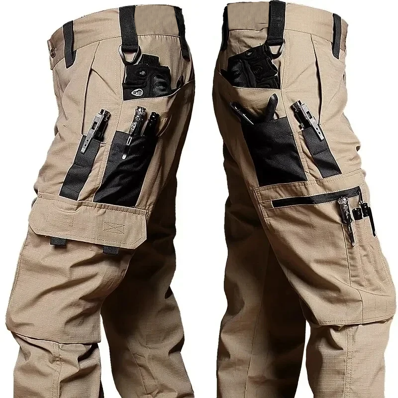 AliExpress Men's Waterproof Tactical Cargo Work Pants, view 3