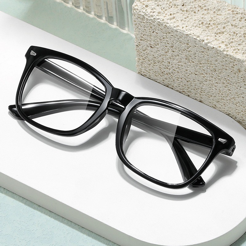 AliExpress New Trending Blue Light Blocking Men's Glasses Gaming PC Matte Black Anti Ray Eyeglasses Women Transparent Fashion Eyewear, view 2