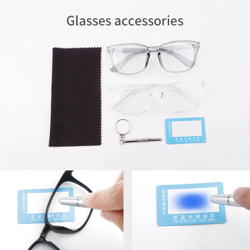AliExpress New Trending Blue Light Blocking Men's Glasses Gaming PC Matte Black Anti Ray Eyeglasses Women Transparent Fashion Eyewear, view 3