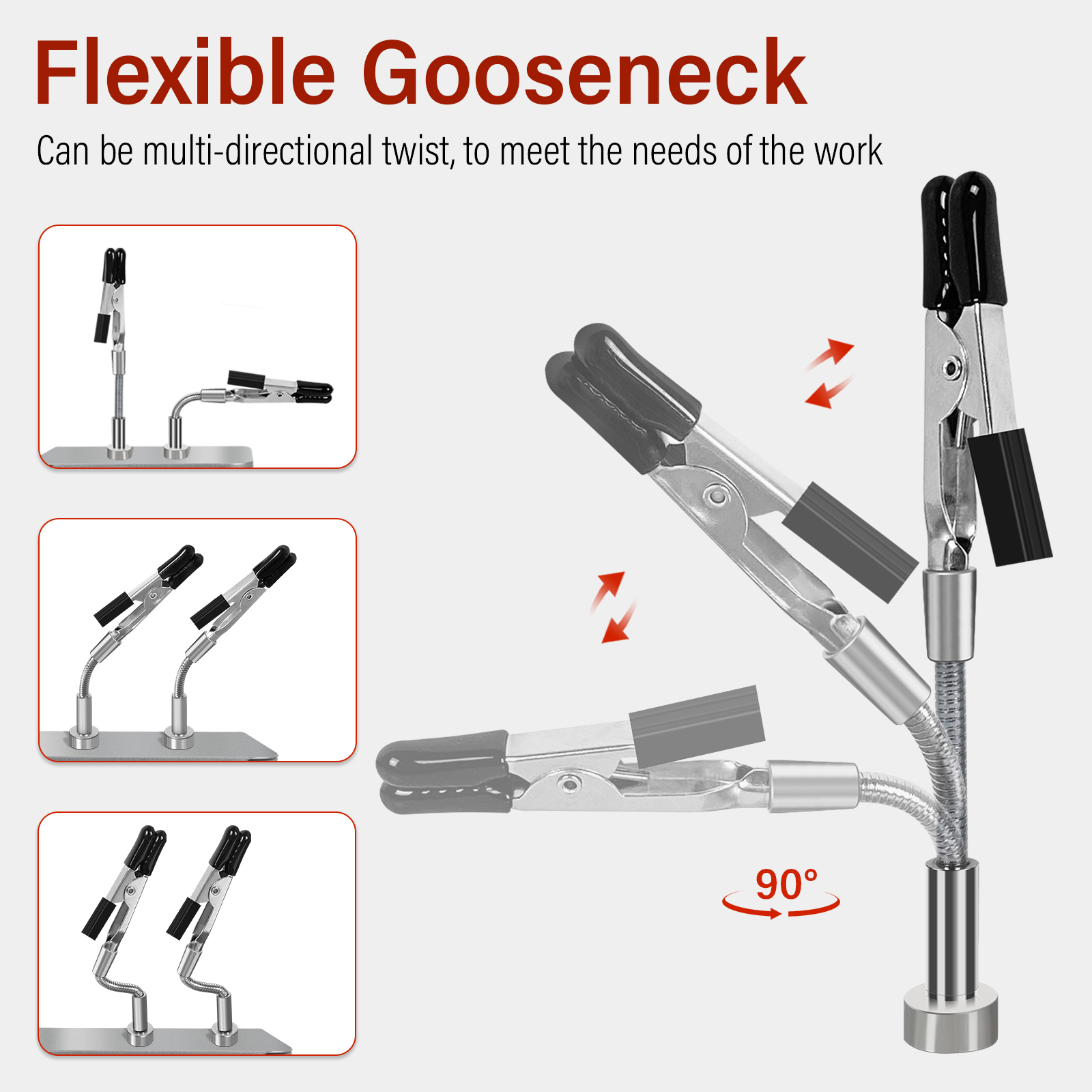 AliExpress NEWACALOX Magnetic Soldering Helping Hands (4 Arms), view 3