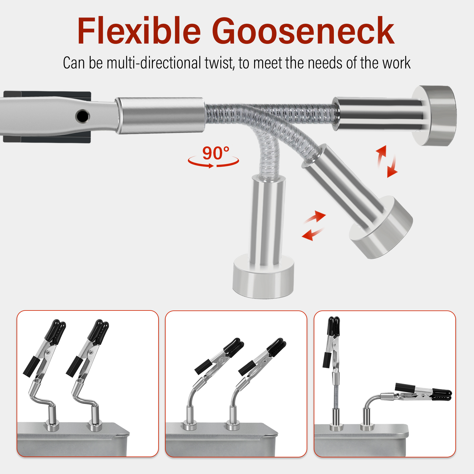 AliExpress NEWACALOX Magnetic Soldering Helping Hands (4 Arms), view 4