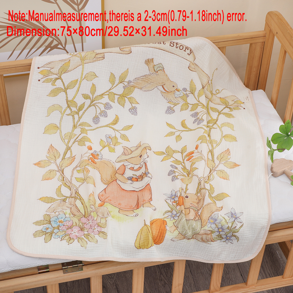 AliExpress Newborn baby bath towel pure cotton gauze bath towel Class A soft children's blanket absorbent newborn baby blanket, view 6