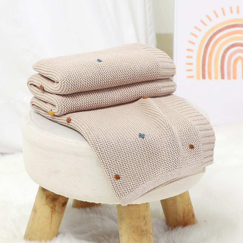 AliExpress Newborn Baby Blankets 90*70cm Knitted Infant Kids Boys Girls Ultra-Soft Cotton Muslin Swaddle Wrap Stuff Toddler Comforter Sheet, view 5