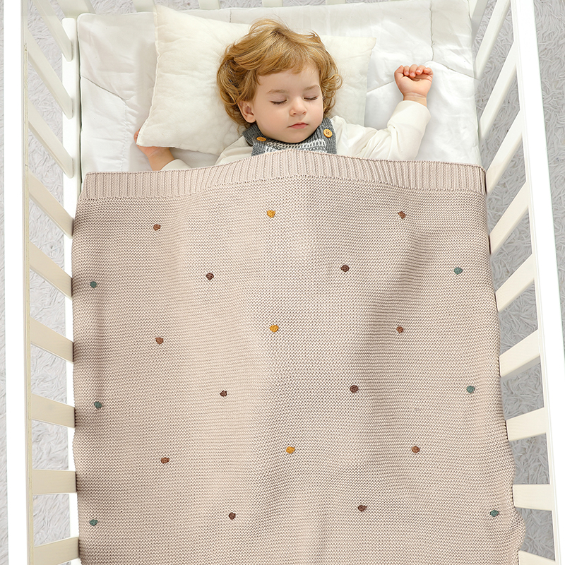 AliExpress Newborn Baby Blankets 90*70cm Knitted Infant Kids Boys Girls Ultra-Soft Cotton Muslin Swaddle Wrap Stuff Toddler Comforter Sheet, view 6