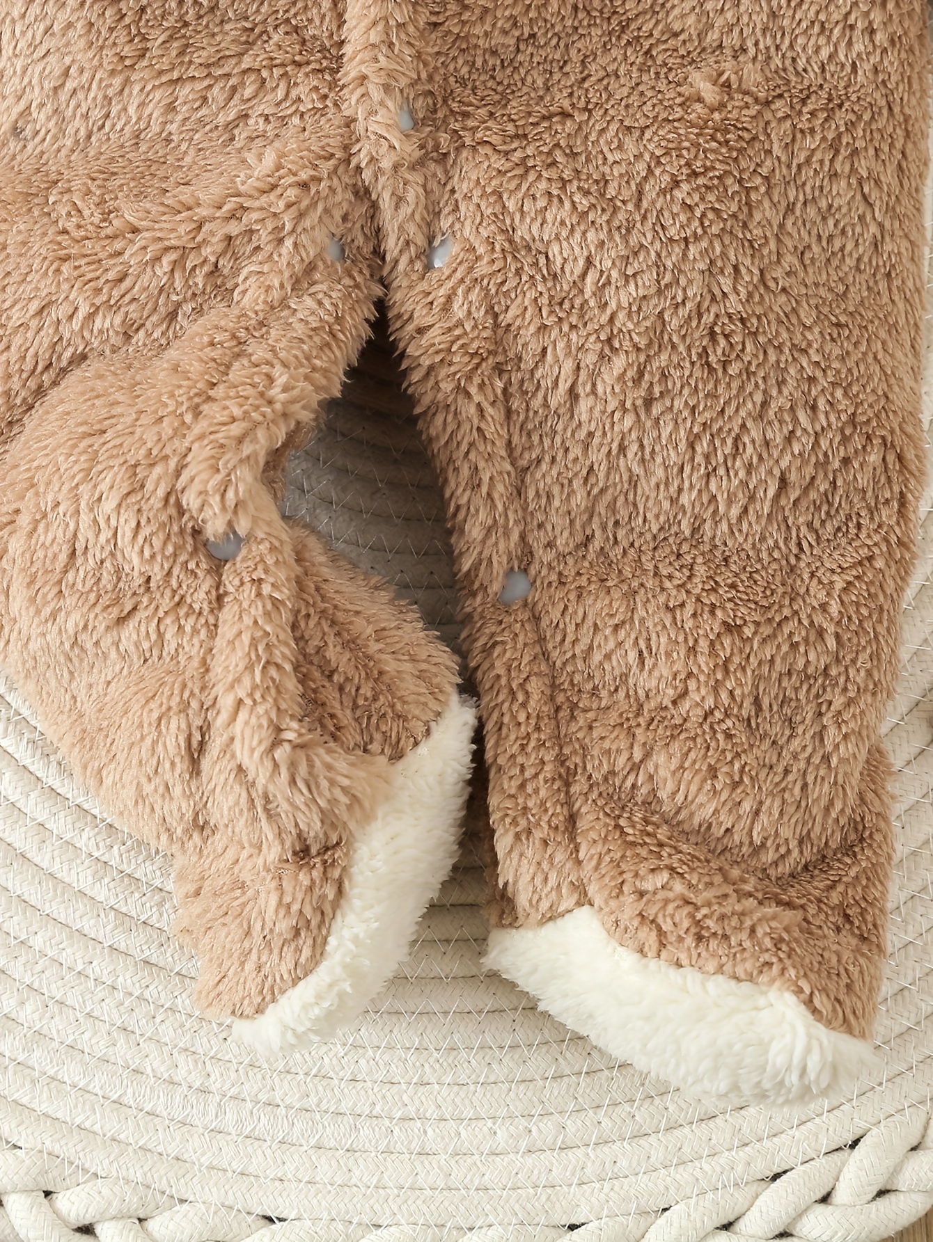 AliExpress Newborn Baby Rompers Spring Autumn Warm Fleece Baby Boys Costume Baby Girls Clothing Animal Baby Pajamas Hooded Jumpsuits 0-1Y, view 4