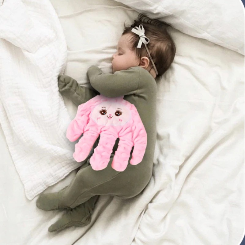 AliExpress Newborn Baby Sleep Aid Palm Pillow Baby Soothing Palm Baby Sleep Aid Baby Calming Sleep Remote Control Toddler Palm, view 5