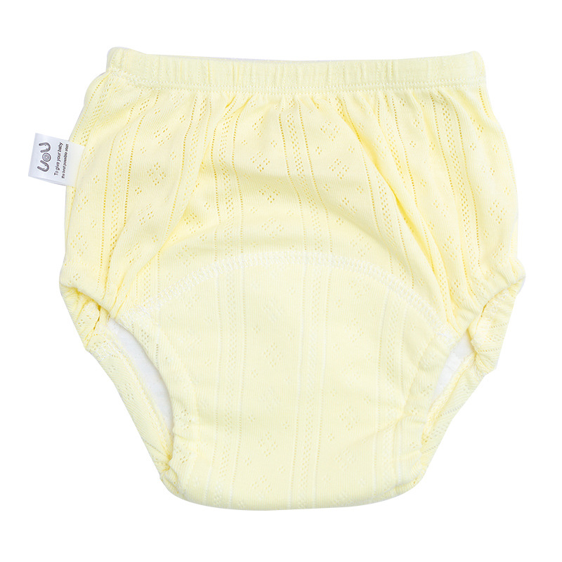 AliExpress Newborn Training Pants Baby Shorts Solid Color Washable Underwear Boy Girl Cloth Diaper Reusable Nappies Infant Panties, view 5