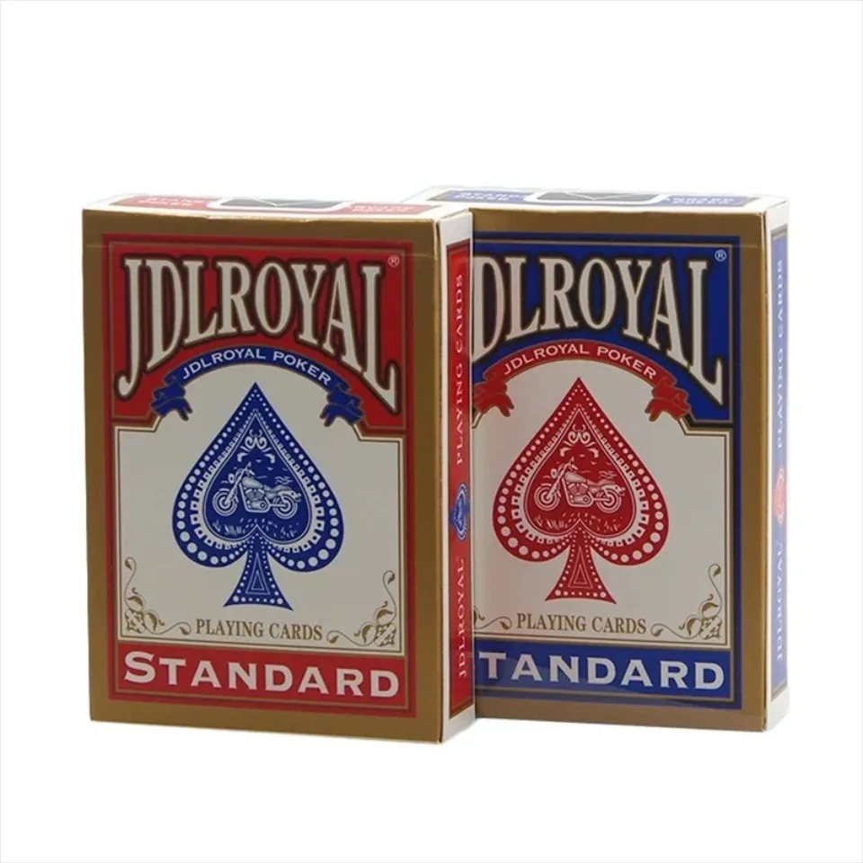AliExpress Newest Jdlroyal Poker Red/Blue Regular Playing Cards Standard Sealed Decks Magic Tricks Poker Playing Cards Magice Tricks GYH