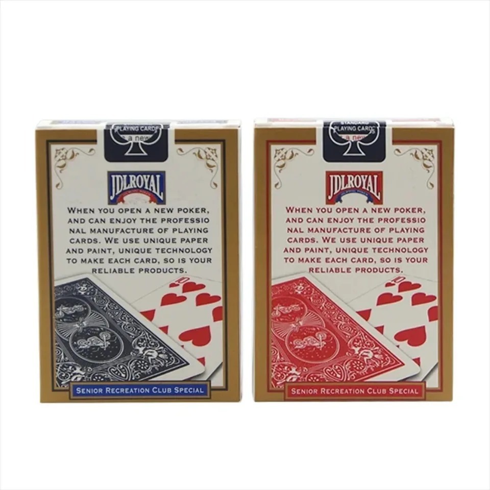 AliExpress Newest Jdlroyal Poker Red/Blue Regular Playing Cards Standard Sealed Decks Magic Tricks Poker Playing Cards Magice Tricks GYH, view 2