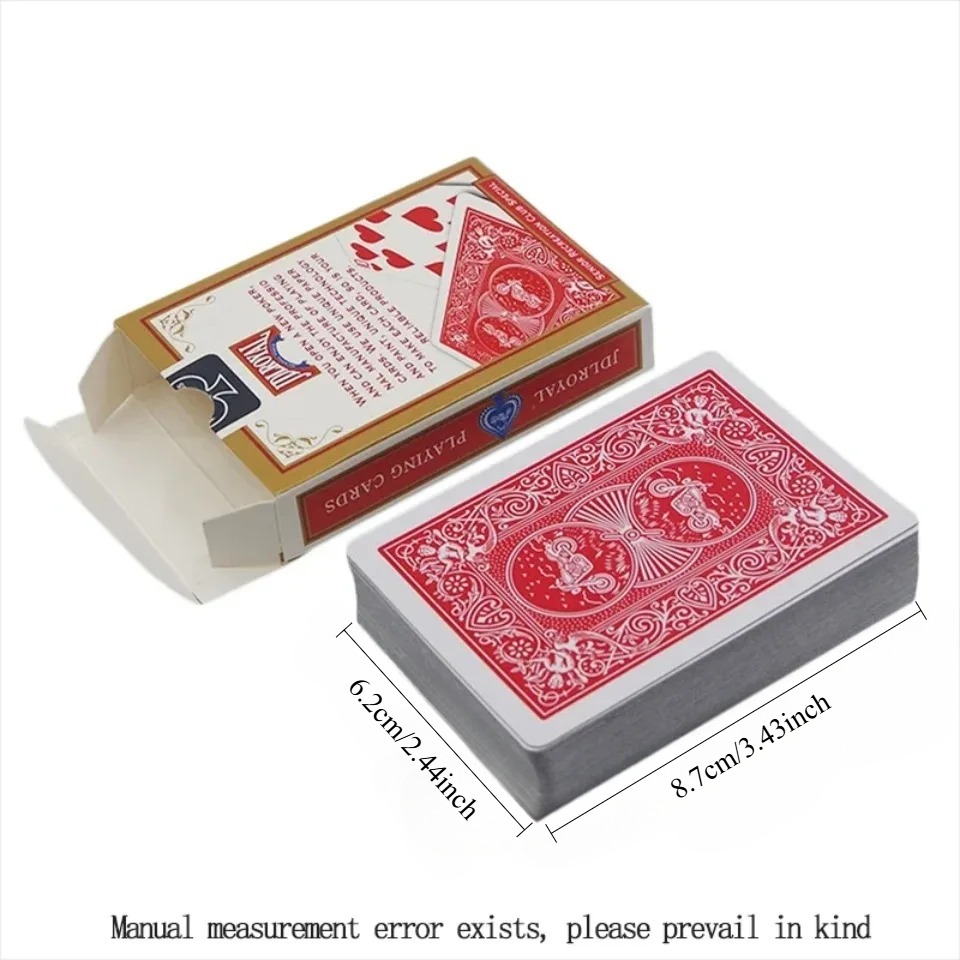 AliExpress Newest Jdlroyal Poker Red/Blue Regular Playing Cards Standard Sealed Decks Magic Tricks Poker Playing Cards Magice Tricks GYH, view 4