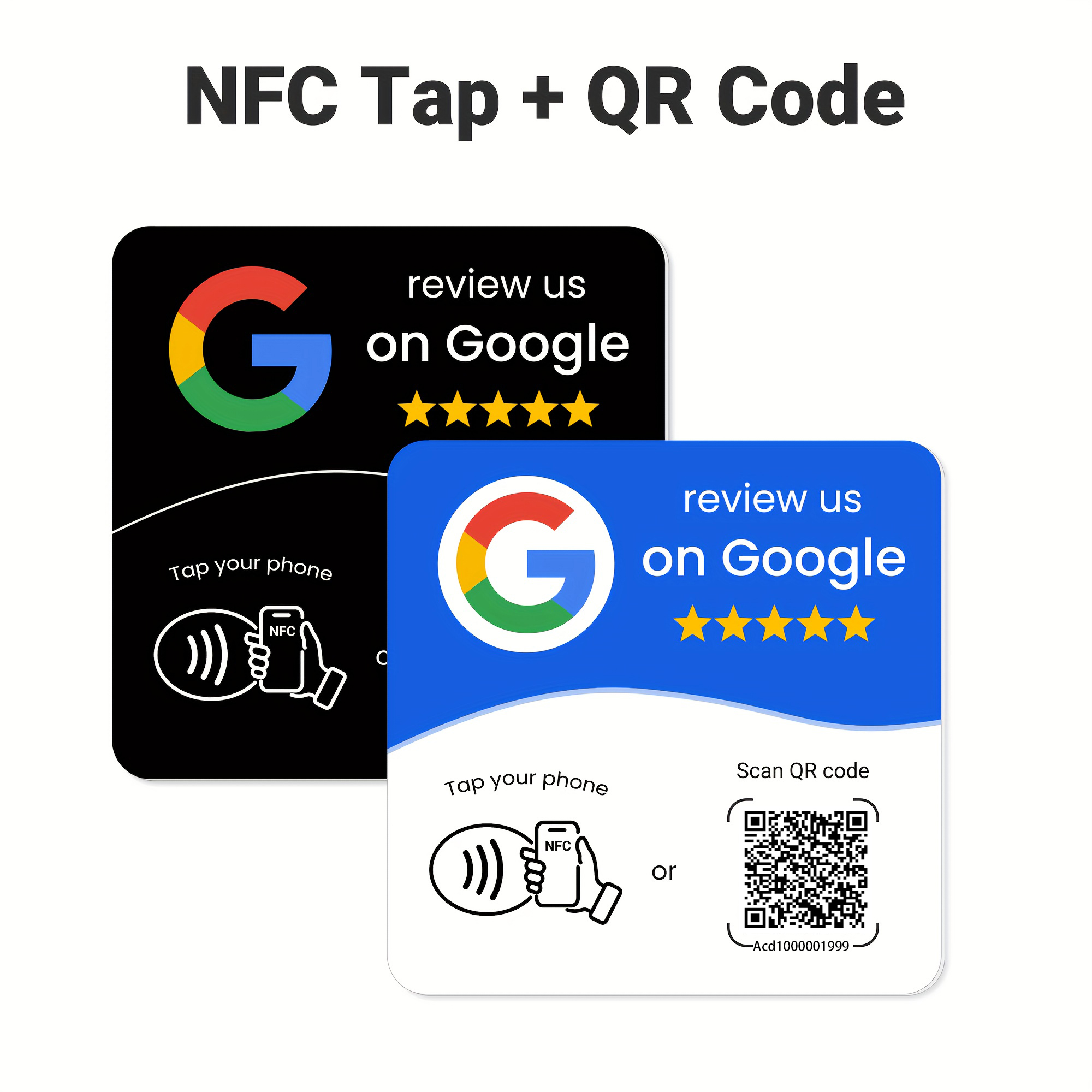 AliExpress NFC 215 Google Review Table Stand Cards, view 4