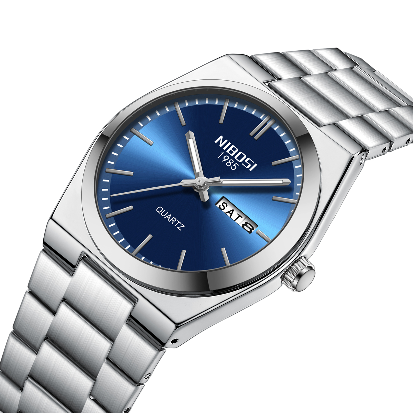 AliExpress NIBOSI Men's Stainless Steel Quartz Watch