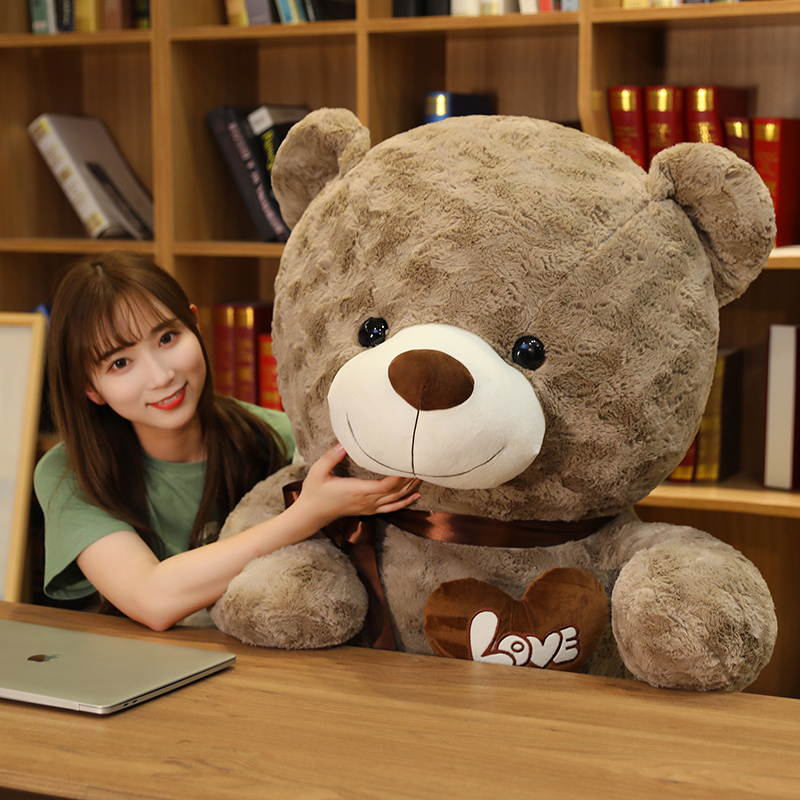 AliExpress Nice New Hot High Quality 2 Colors Teddy Bear With Love Stuffed Animals Plush Toys Doll Pillow Kids Lovers Birthday Baby Gift, view 6