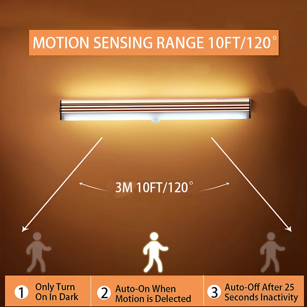 AliExpress USB Rechargeable Magnetic LED Motion Night Light, view 4