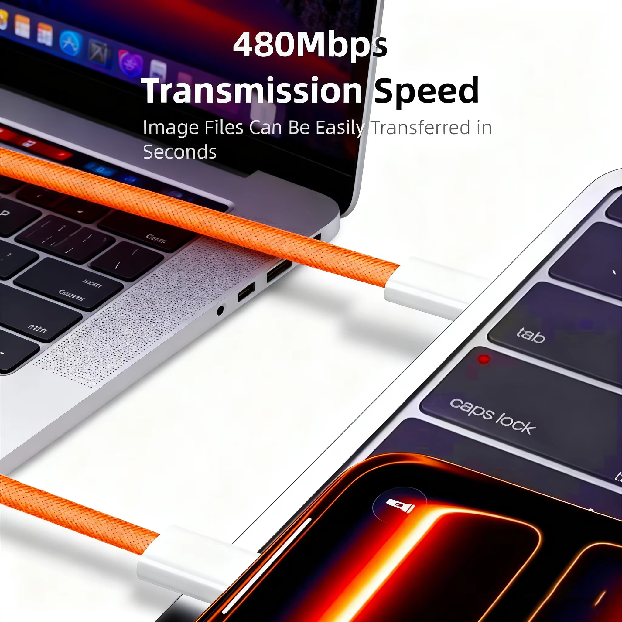 AliExpress NNBILI 60W USB-C to USB-C Cable, view 2