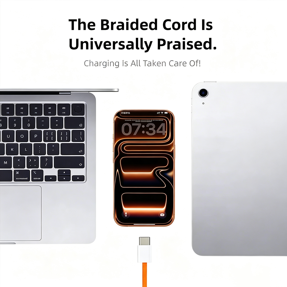 AliExpress NNBILI 60W USB-C to USB-C Cable, view 6