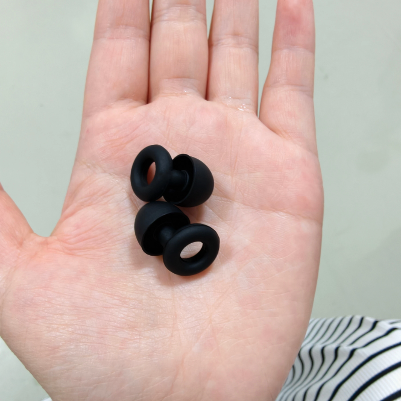 AliExpress Soft Reusable Silicone Earplugs for Sleep and Swimming, view 2