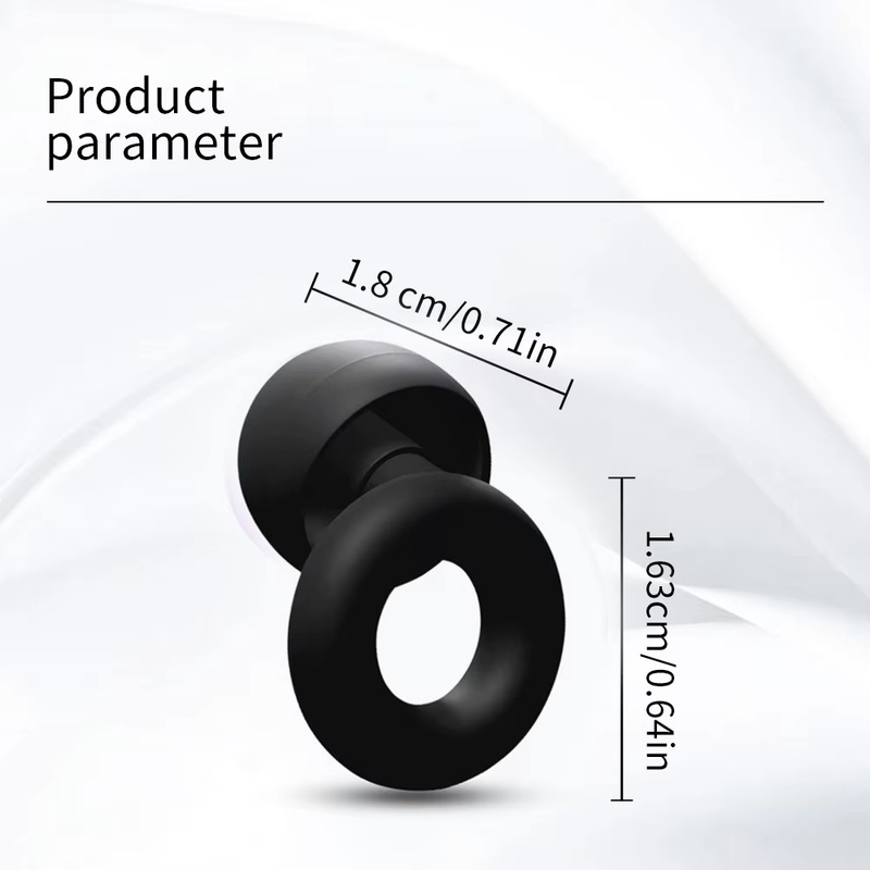 AliExpress Soft Reusable Silicone Earplugs for Sleep and Swimming, view 6