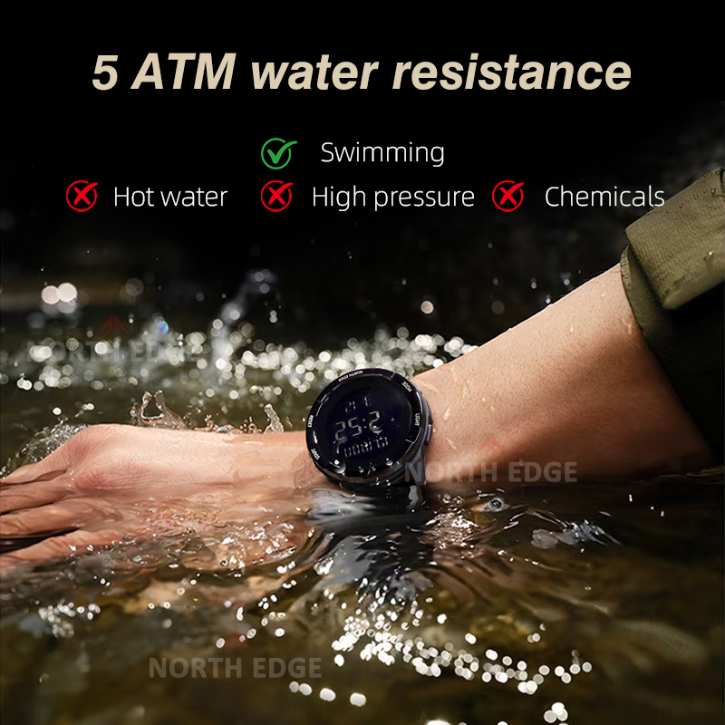 AliExpress NORTH EDGE TERRAX Men's Digital Sports Watch, view 4